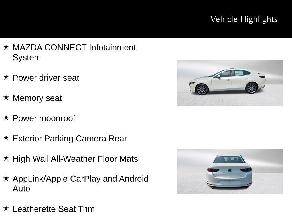 new 2025 Mazda Mazda3 car, priced at $28,440