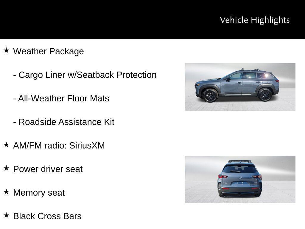 new 2025 Mazda CX-50 Hybrid car, priced at $40,085