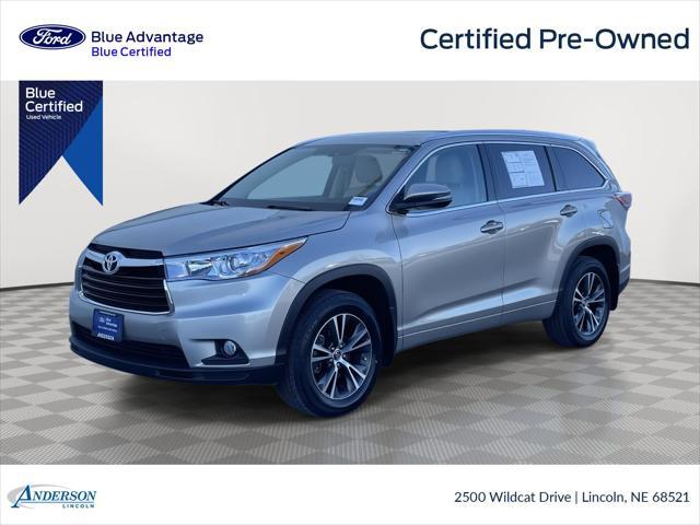 used 2016 Toyota Highlander car, priced at $22,400