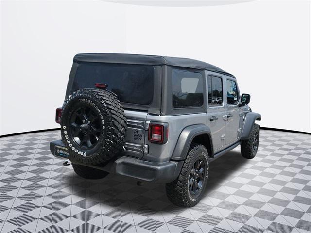 used 2021 Jeep Wrangler car, priced at $31,000