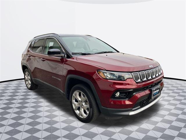 used 2022 Jeep Compass car, priced at $25,400