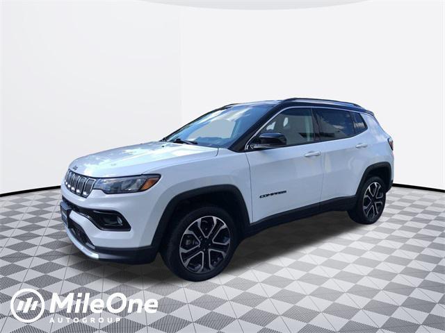 used 2022 Jeep Compass car, priced at $23,500