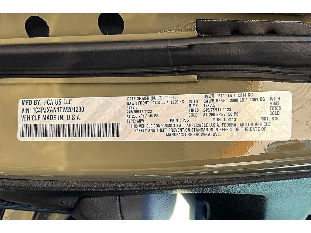 new 2026 Jeep Wrangler car, priced at $44,303