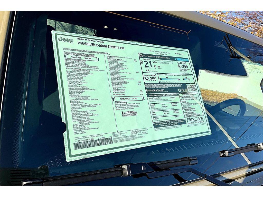 new 2026 Jeep Wrangler car, priced at $44,303