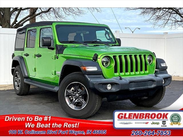 used 2018 Jeep Wrangler Unlimited car, priced at $23,497