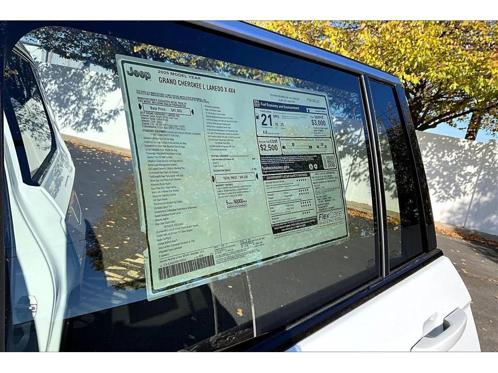 new 2025 Jeep Grand Cherokee L car, priced at $38,864