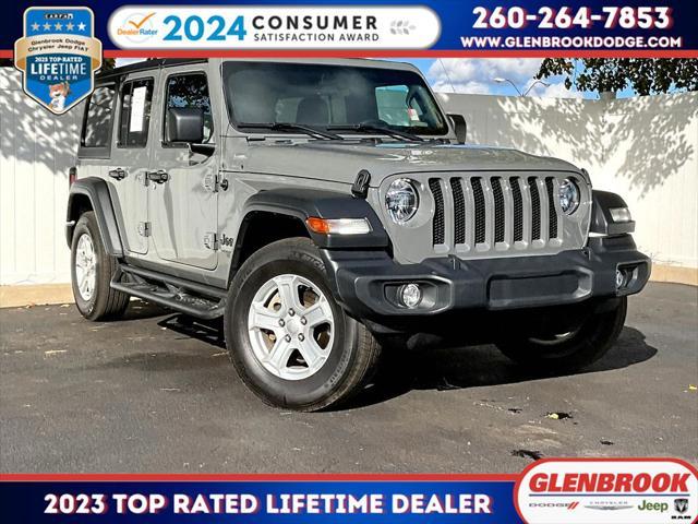 used 2021 Jeep Wrangler Unlimited car, priced at $28,500