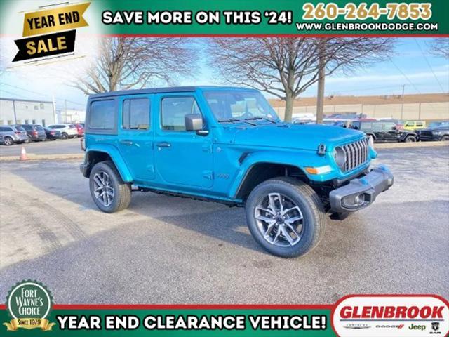 new 2024 Jeep Wrangler 4xe car, priced at $44,163