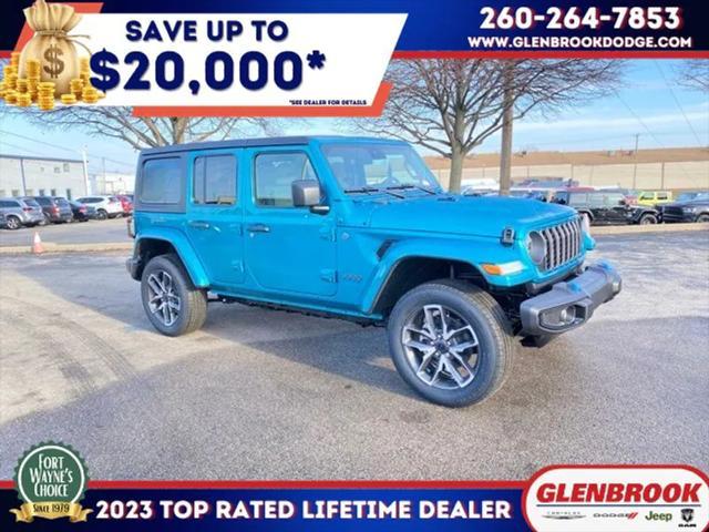 new 2024 Jeep Wrangler 4xe car, priced at $47,662