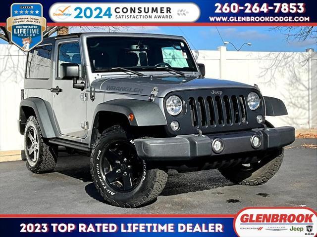 used 2016 Jeep Wrangler car, priced at $19,900