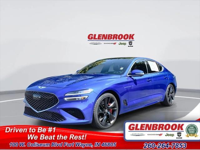 used 2022 Genesis G70 car, priced at $31,900