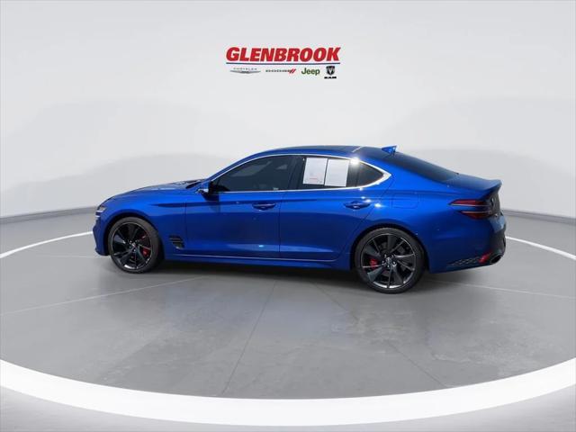 used 2022 Genesis G70 car, priced at $31,900