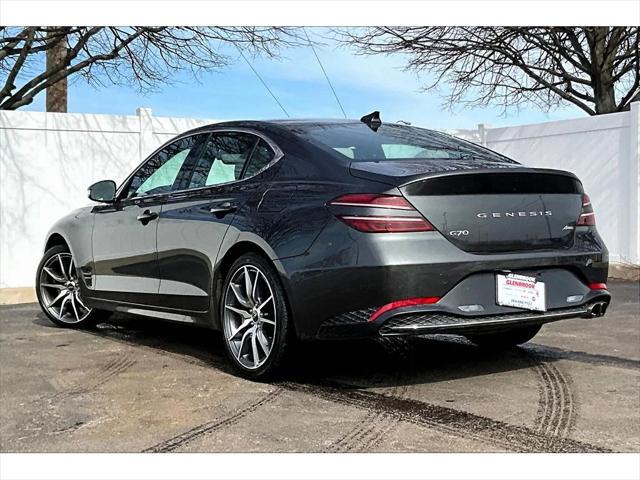 used 2023 Genesis G70 car, priced at $28,750