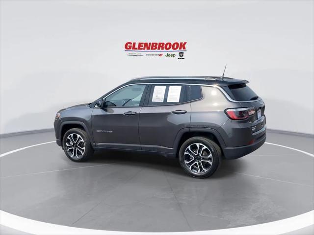 used 2022 Jeep Compass car, priced at $23,900
