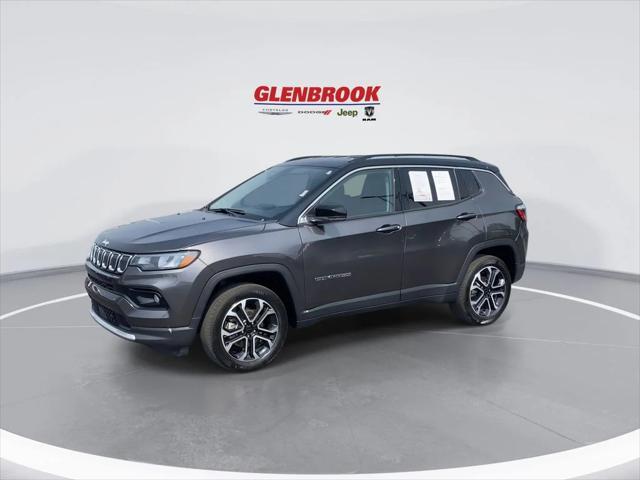used 2022 Jeep Compass car, priced at $23,900