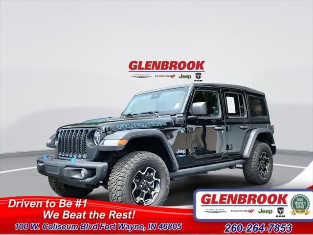 used 2022 Jeep Wrangler Unlimited 4xe car, priced at $34,900