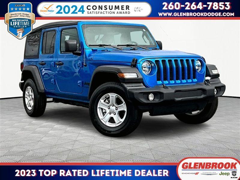 used 2022 Jeep Wrangler Unlimited car, priced at $33,489