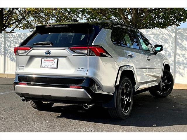 used 2021 Toyota RAV4 Hybrid car, priced at $32,000