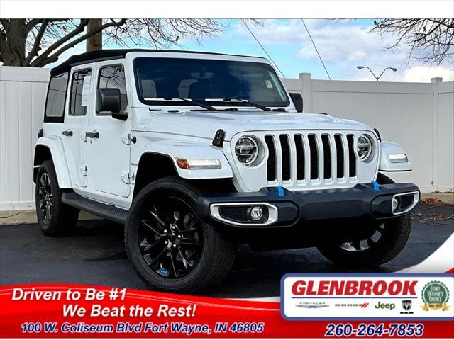 used 2022 Jeep Wrangler Unlimited 4xe car, priced at $35,988