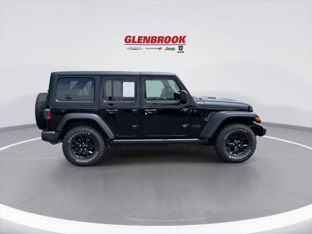 used 2021 Jeep Wrangler car, priced at $27,000