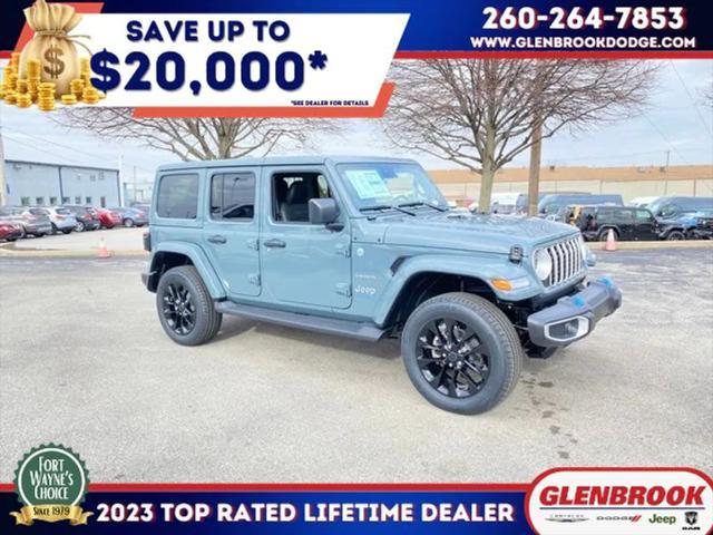 new 2024 Jeep Wrangler 4xe car, priced at $55,183