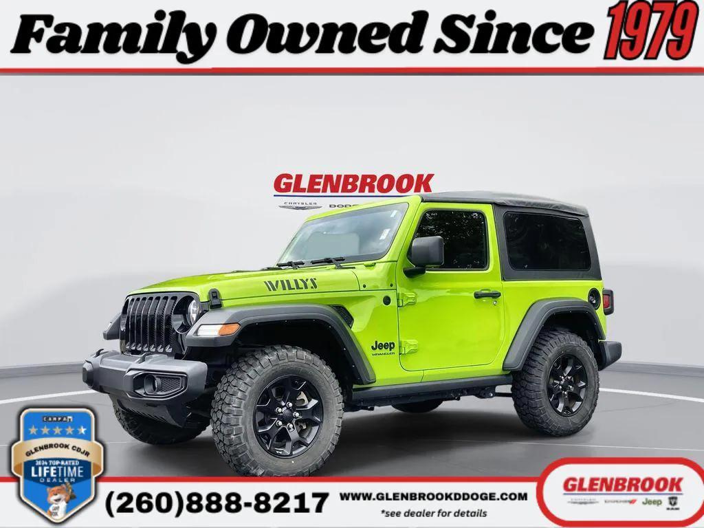 used 2021 Jeep Wrangler car, priced at $30,900