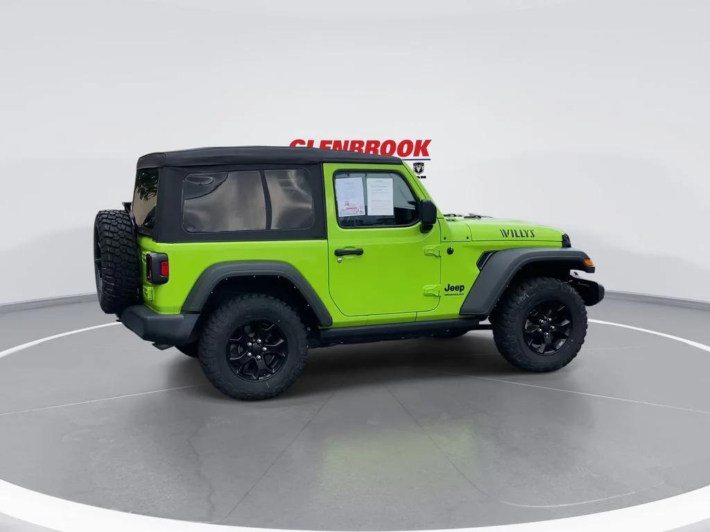 used 2021 Jeep Wrangler car, priced at $30,900