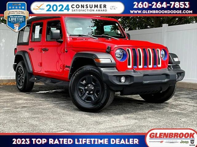 used 2022 Jeep Wrangler Unlimited car, priced at $32,965