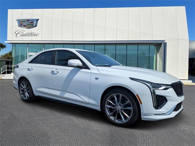 new 2025 Cadillac CT4 car, priced at $46,140
