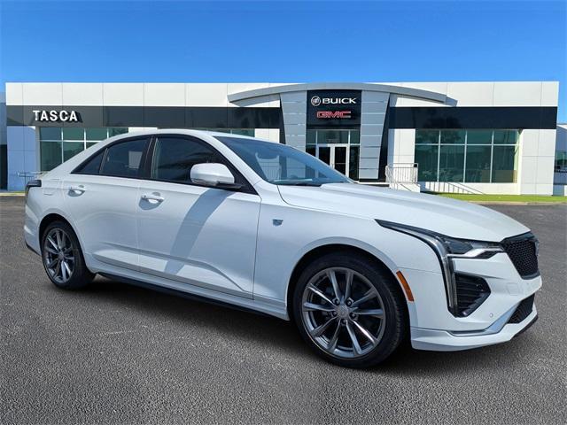 new 2025 Cadillac CT4 car, priced at $46,140