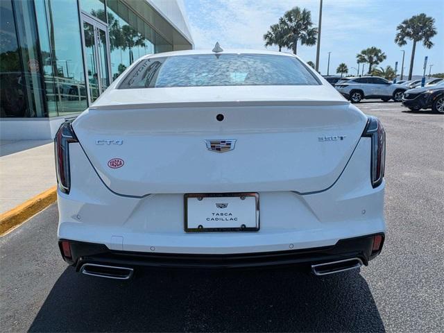 new 2025 Cadillac CT4 car, priced at $46,140