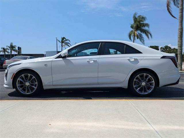 new 2025 Cadillac CT4 car, priced at $46,140