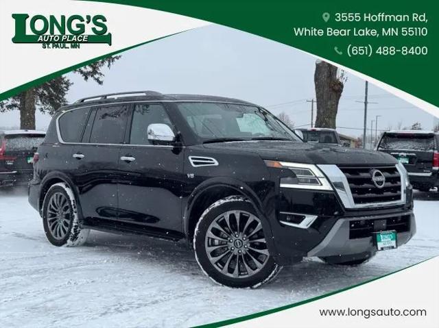 used 2021 Nissan Armada car, priced at $34,950