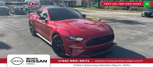 used 2022 Ford Mustang car, priced at $20,498