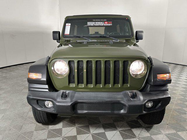 used 2021 Jeep Wrangler Unlimited car, priced at $27,091