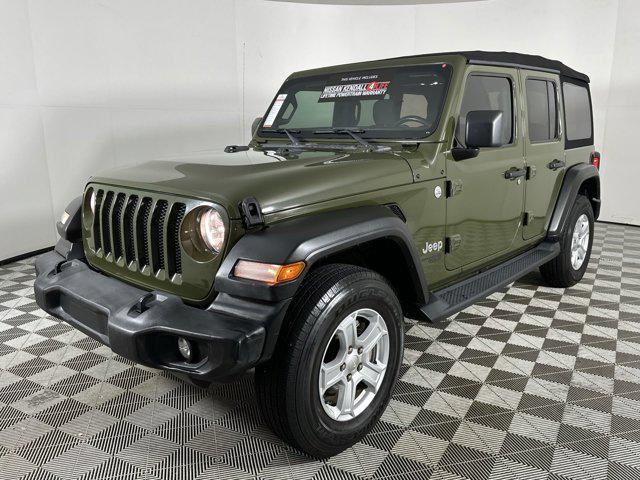 used 2021 Jeep Wrangler Unlimited car, priced at $27,091