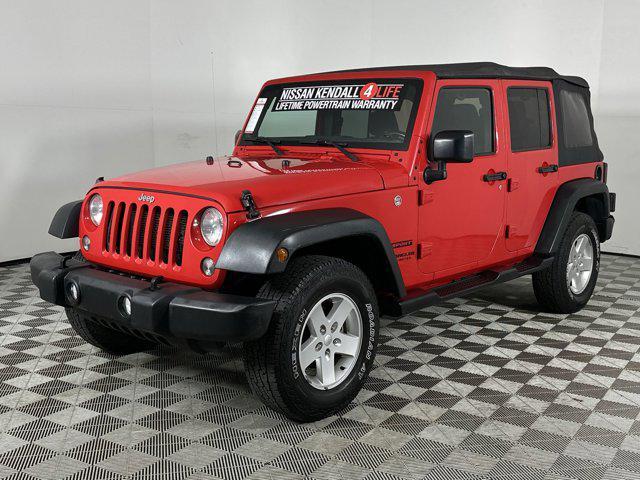 used 2017 Jeep Wrangler Unlimited car, priced at $16,798