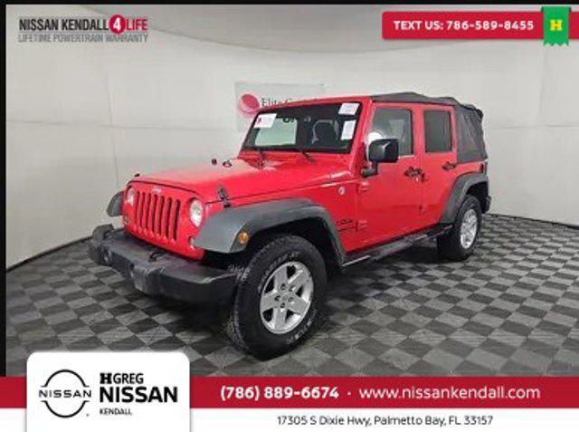 used 2017 Jeep Wrangler Unlimited car, priced at $17,798