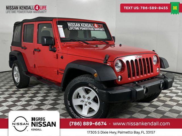 used 2017 Jeep Wrangler Unlimited car, priced at $16,798