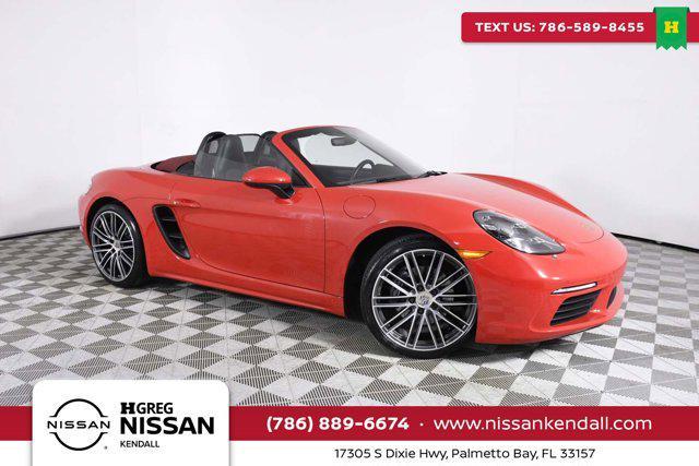 used 2020 Porsche 718 Boxster car, priced at $57,991