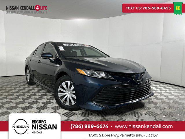 used 2019 Toyota Camry Hybrid car, priced at $17,448