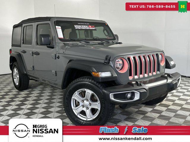 used 2020 Jeep Wrangler Unlimited car, priced at $23,998