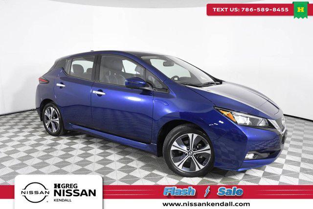 used 2021 Nissan Leaf car, priced at $17,695
