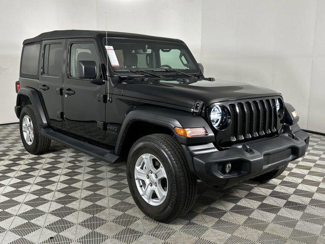 used 2022 Jeep Wrangler Unlimited car, priced at $28,998