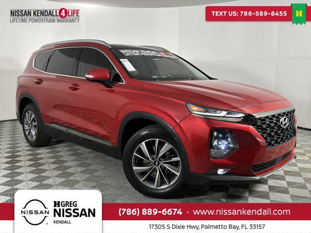 used 2020 Hyundai Santa Fe car, priced at $16,498