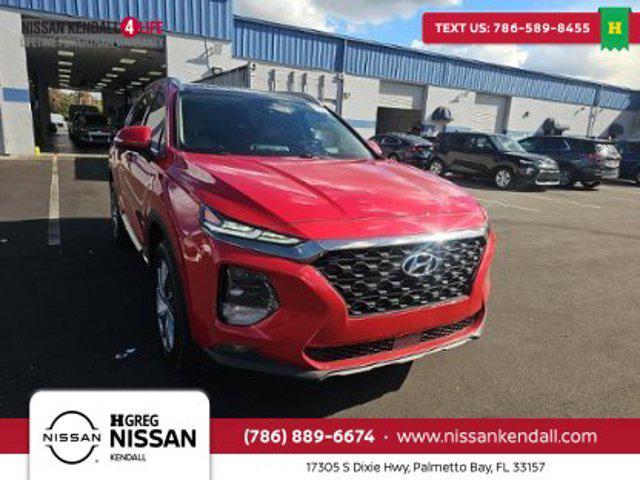 used 2020 Hyundai Santa Fe car, priced at $17,498