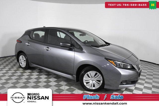 used 2022 Nissan Leaf car, priced at $13,787