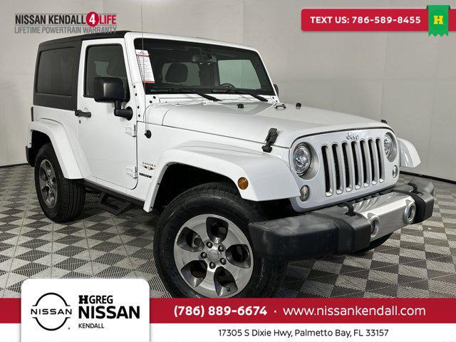 used 2017 Jeep Wrangler car, priced at $20,198