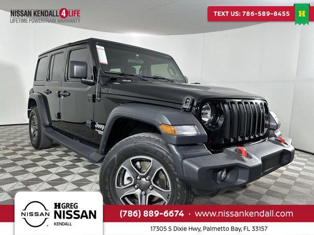 used 2018 Jeep Wrangler Unlimited car, priced at $22,498