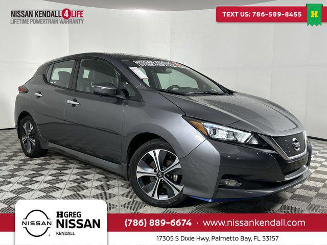 used 2021 Nissan Leaf car, priced at $11,698